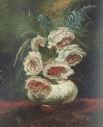 Vincent Van Gogh Vase wtih Peonies (nn04) oil painting reproduction